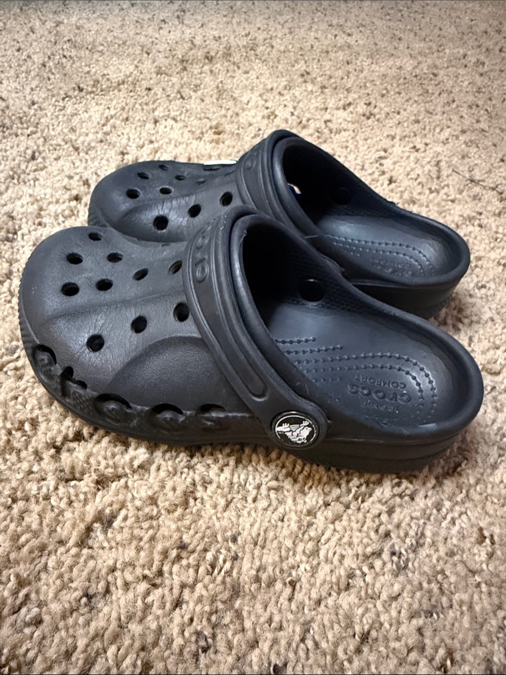 CROCS Kids Black Classic Clog Sandals